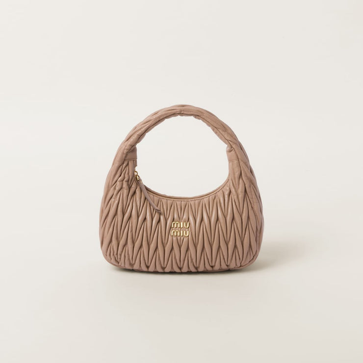 Borsa hobo Wander in nappa matelassé